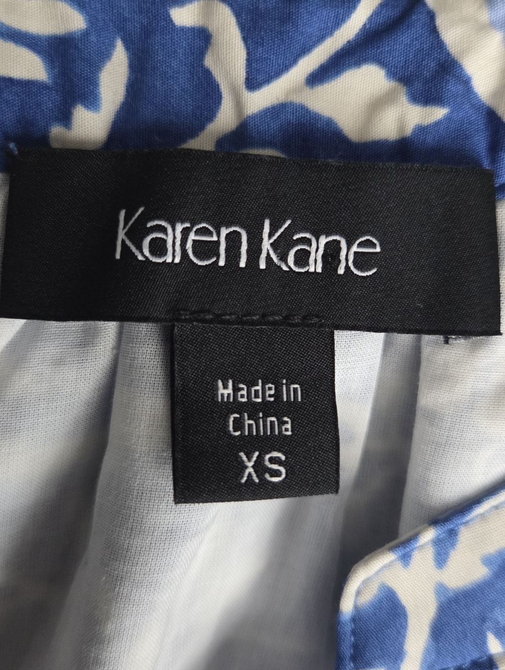 NWOT Karen Kane Puff Sleeve Cotton Peasant Dress Size XS - Picture 10 of 12